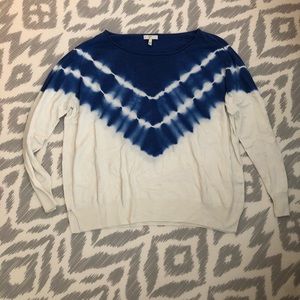 Joie tie dye merino wool sweater